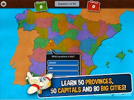 GeoFlight Spain: Geography APK Gambar Screenshot #7