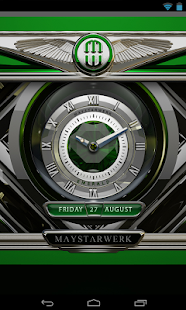 Clock Widget Emerald - náhled