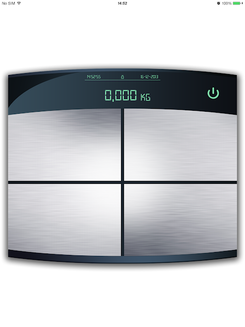 Android application Digital scale screenshort
