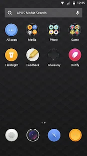 Pinko theme for APUS Launcher - screenshot thumbnail