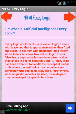 NR AI Fuzzy Logic