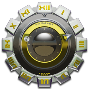 Clock Widget Yellow Gear 2.41