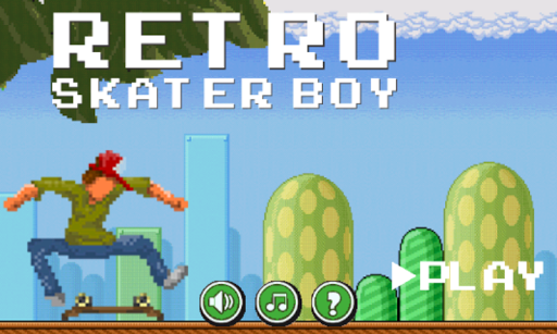 Stick hero: Retro Skater Boy
