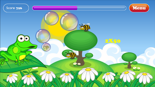 Bubbles frog and bees for kids