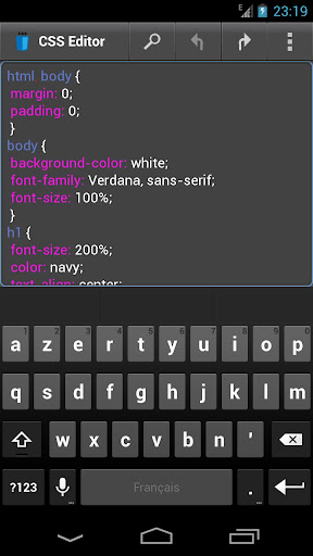 CSS Editor