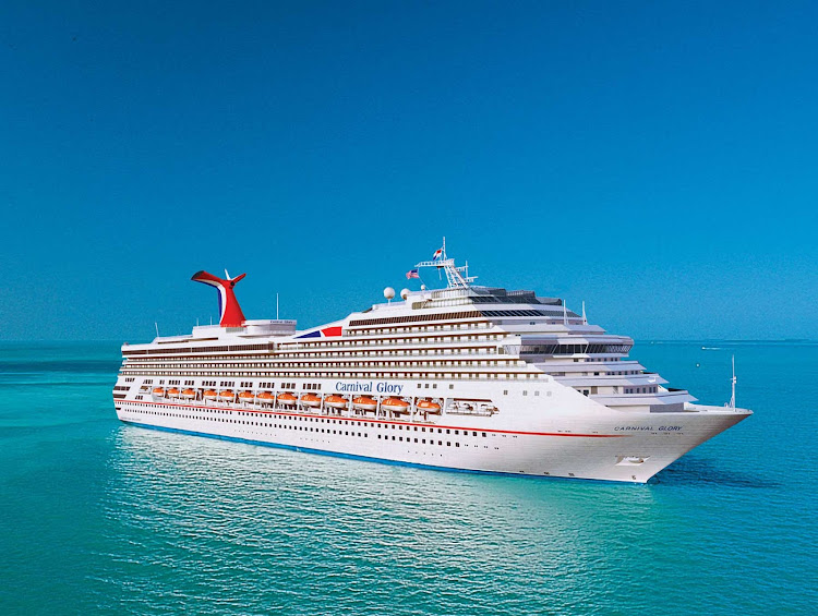 Cruise the warm Caribbean waters on Carnival Glory.