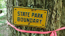 Valley Falls State Park Boundary Sign
