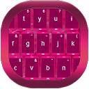 Pink Keyboard for Galaxy S4 mobile app icon