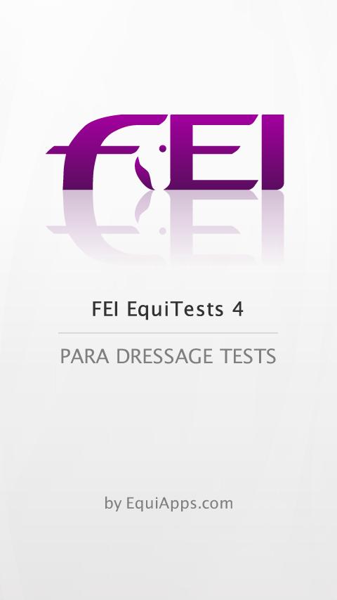 Android application FEI EquiTests 4 - Para screenshort