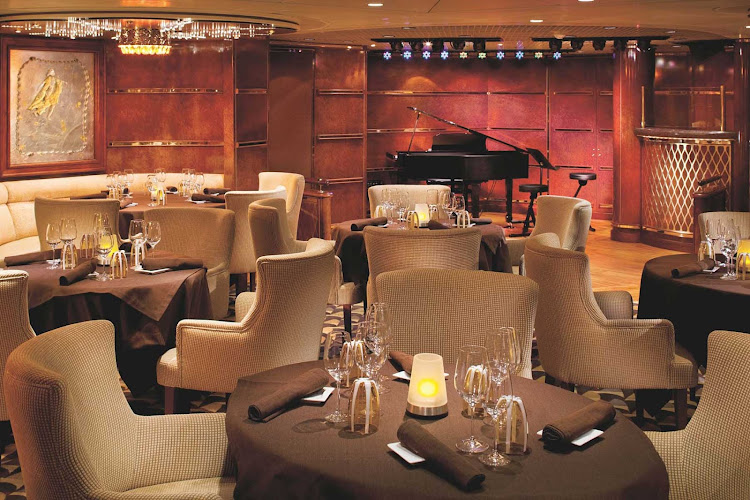 Make a reservation for the Stars Supper Club, a 1930s style restaurant and nightclub featuring live music and dancing, aboard Silver Spirit.