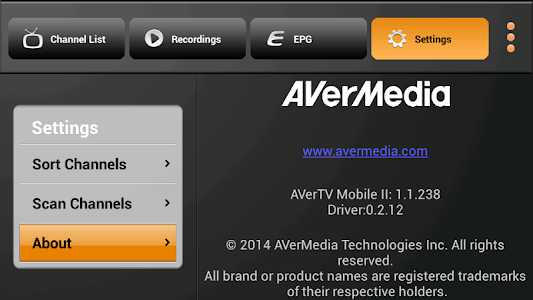 AverTV Mobile II screenshot 0
