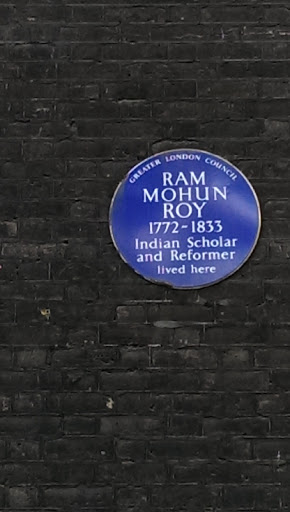 Ram Mohun Roy Blue Plaque