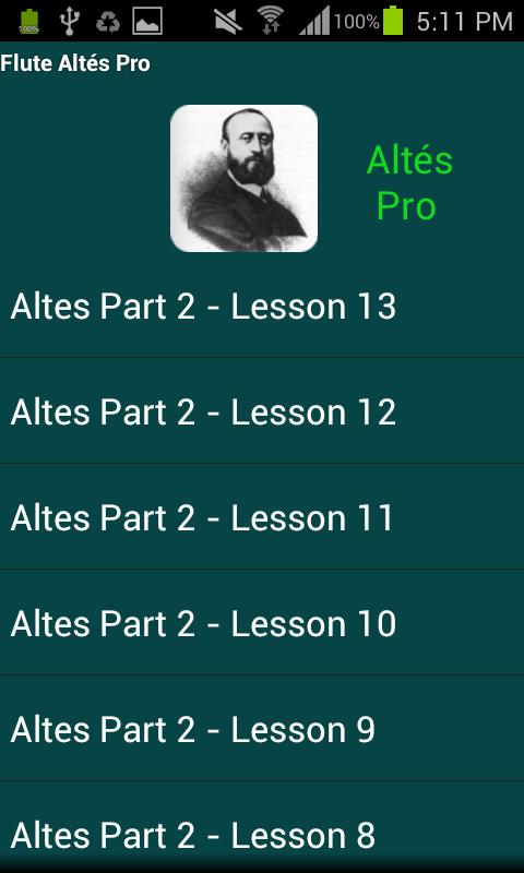 Android application Flute Altés Pro screenshort