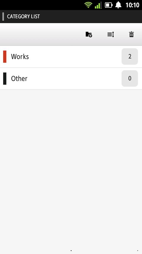 Simple memo pad - Nooote Screen 3