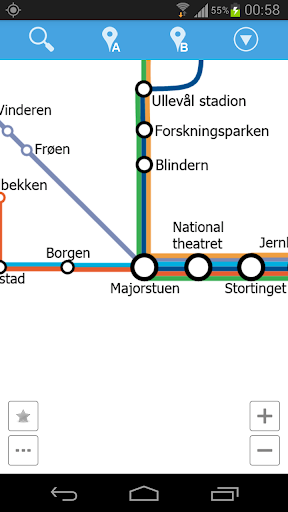 Oslo Metro Map