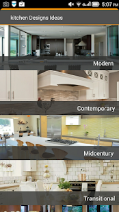 Android application Kitchen Design Ideas screenshot