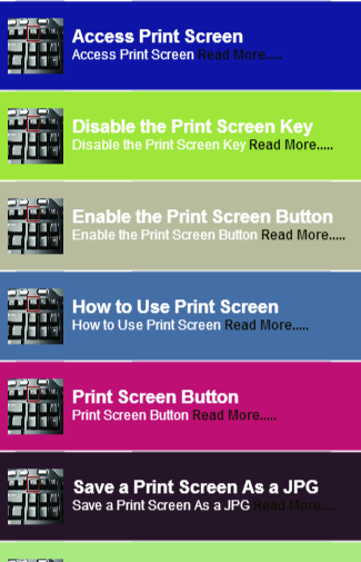How to Print Screen