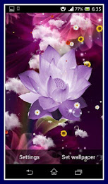Lotus Live Wallpaper by technosoft poster 16