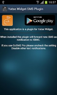 Yatse SMS Plugin