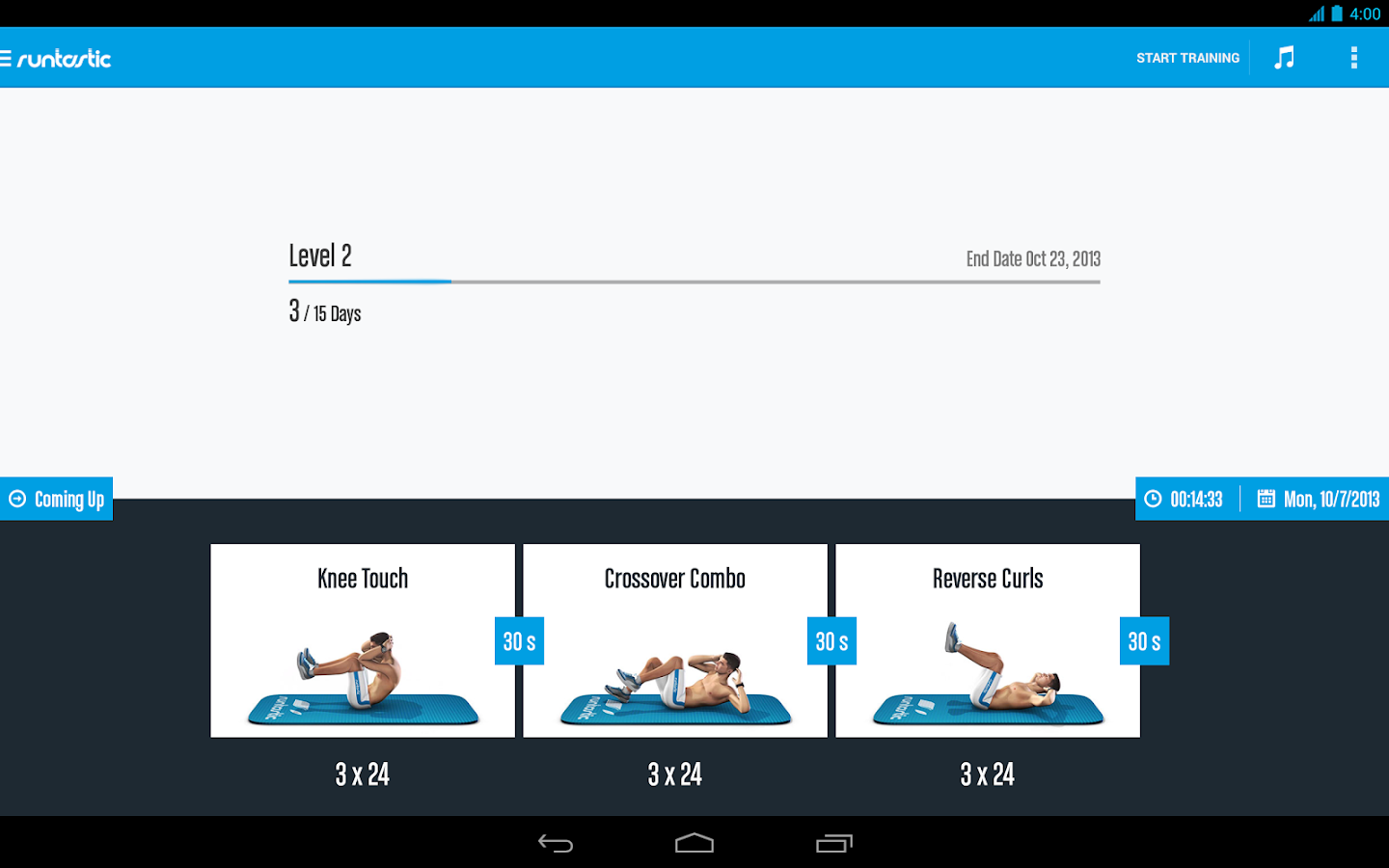    Runtastic Six Pack Abs Workout- screenshot  