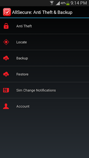 AllSecure: Anti Theft Backup