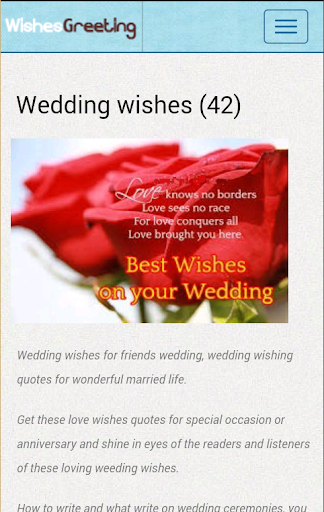 Wedding Wishes