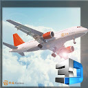 Flight simulator 3d mobile app icon