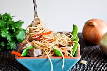 Sweet and Spicy Beef with Noodles