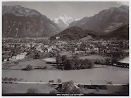 Gezicht op Interlaken en de Jungfrau