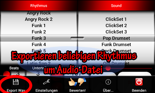 Acoustic Drum Machine Screen 3