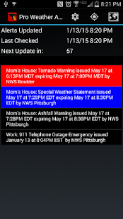 Pro Weather Alert screenshot for Android