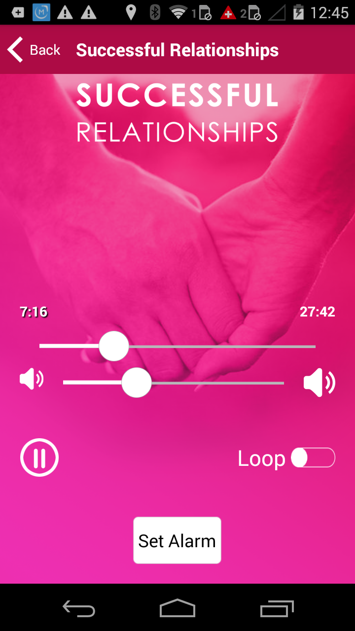 Good Relationships Hypnosis Screen 3