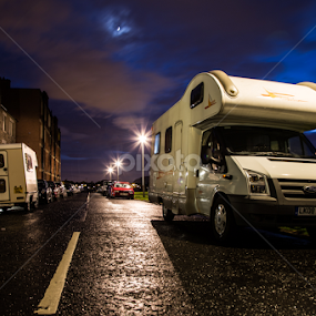 Motorhomes parked for the night by Buster Brown - Transportation Automobiles