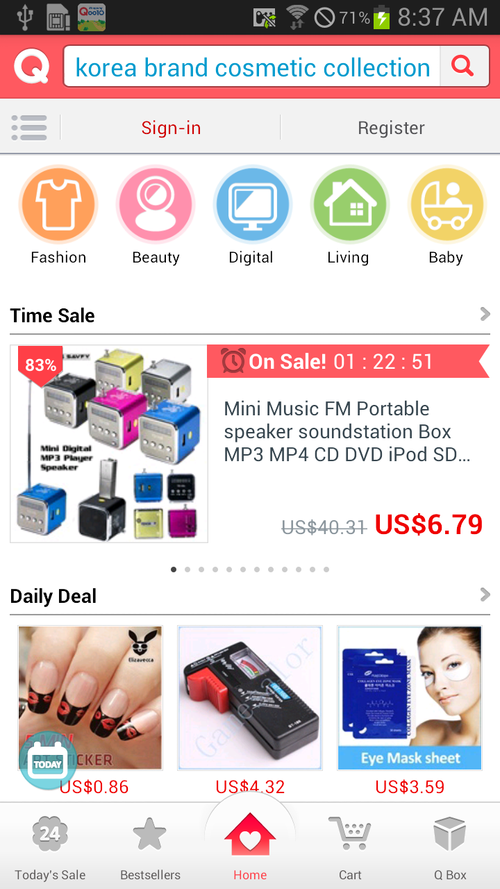 Qoo10 Global Screen 2