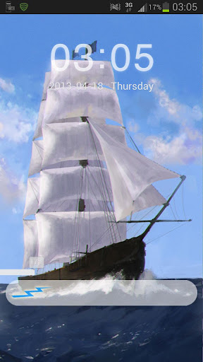 GO Locker Theme Sea 鎖屏主題海艦