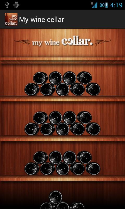Android application My wine cellar screenshort