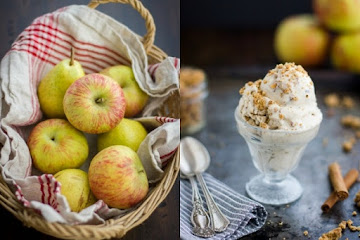 Bourbon Apple Crisp Ice Cream
