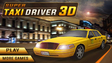 Super Taxi Parking Driver 3D poster 1