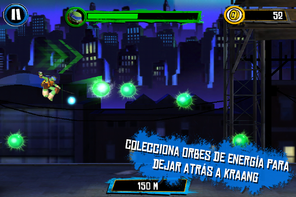 Descargar Tortugas Ninjas Rooftop Run v10 Apk Data Modificado 