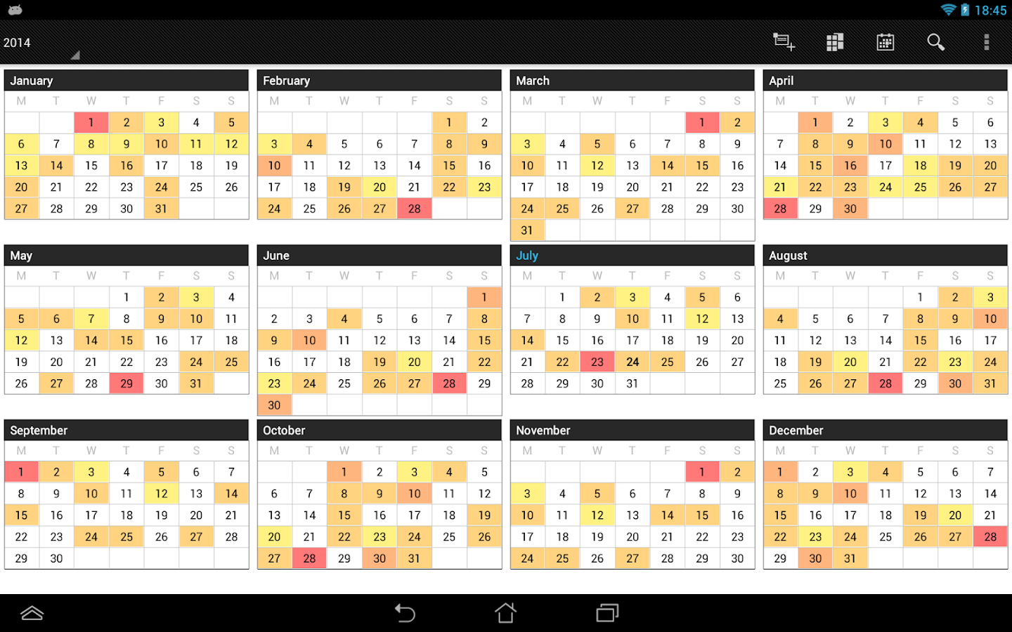 Business Calendar Android Apps On Google Play