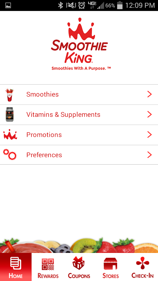 Mobile App : Smoothie King