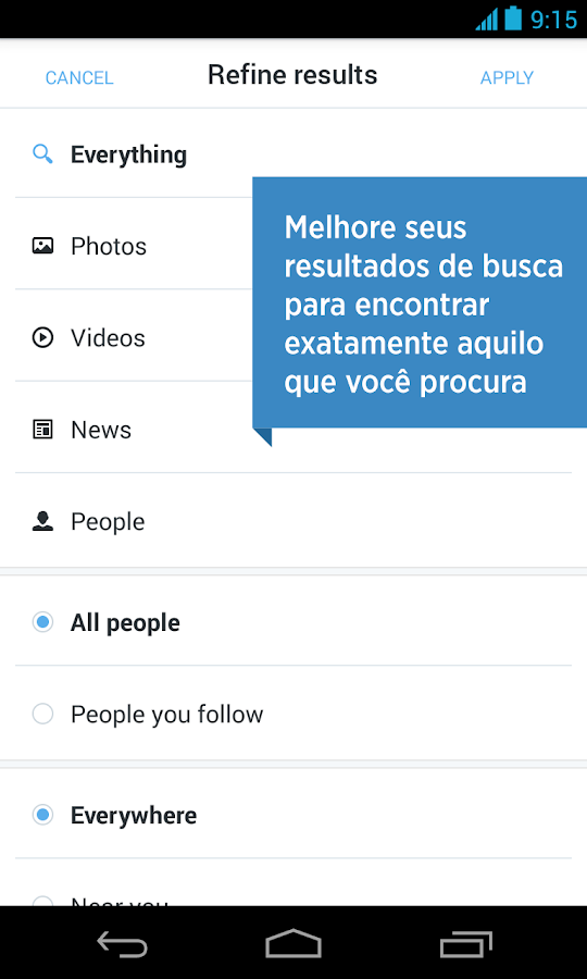 Twitter - screenshot