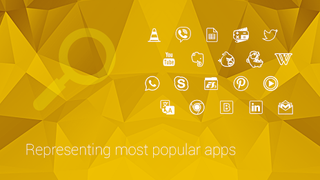 Minimalistic Icons | Yellow poster 13