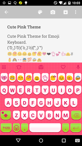 CutePink Keyboard forMessenger
