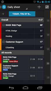 Swipetimes Time Tracker Pro - screenshot thumbnail