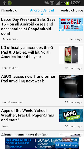 News on Android