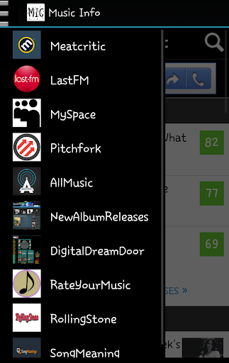 MICA - Music Info Center App