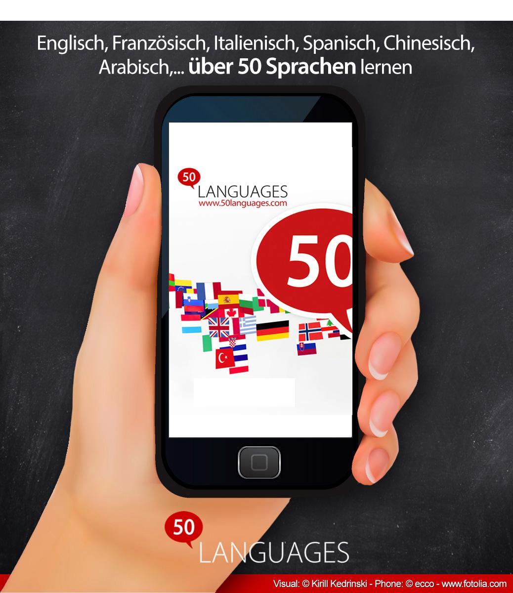 Android application Learn 50 languages screenshort
