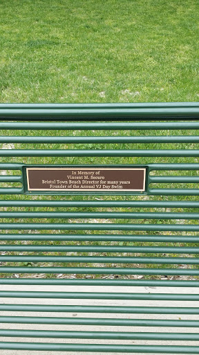 Vincent M Securo Memorial Bench