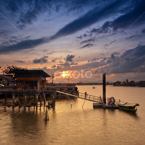 Sunset At Pangkalan Panjang by Stuart Rango - Landscapes Sunsets & Sunrises